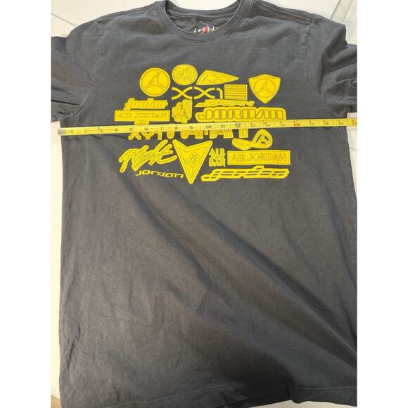 Men’s Black Short Sleeve 100% Cotton, Nike, Air Jordan T-Shirt, S/M - Picture 6 of 8